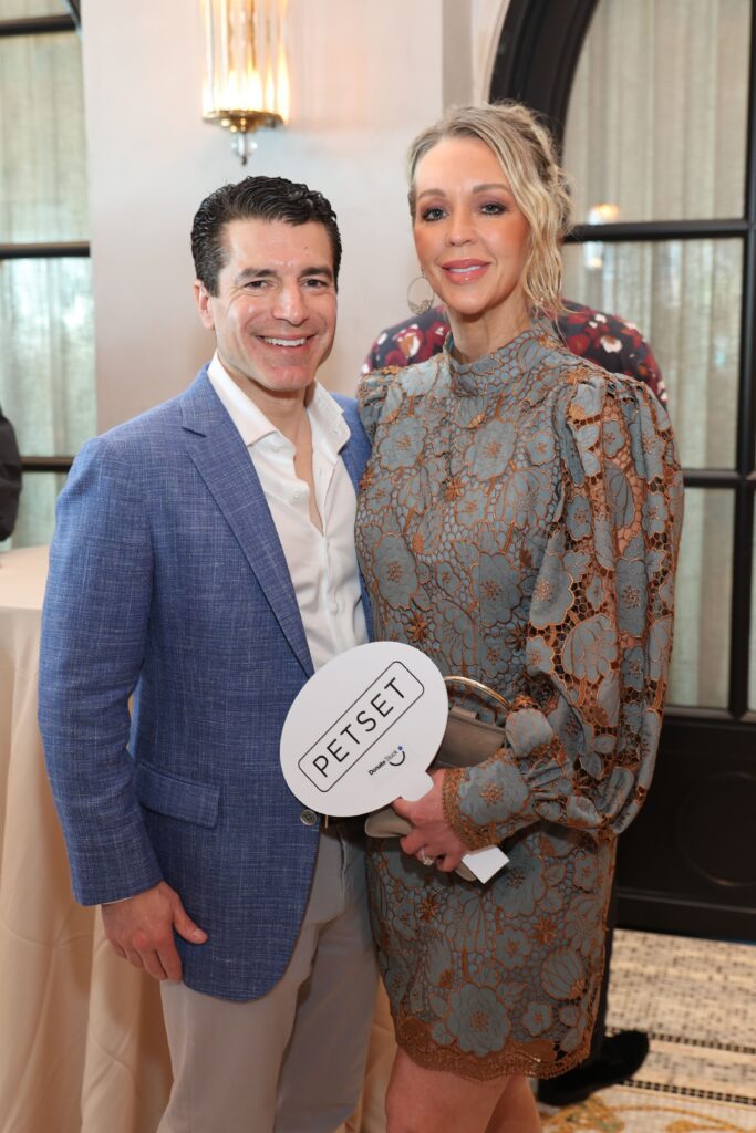 Michael & Rose Ann Heckman during the PetSet Le Brunch at Le Tesserae (Photo by Priscilla Dickson)