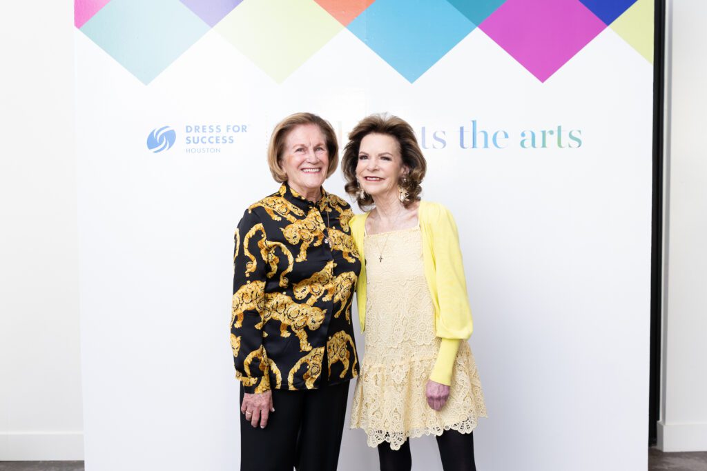Nancy Vicki, Susie Cunningham Dress for Success Houston co-founders at the Rendezvous With Dress for Success (Photo by Daniel Ortiz)