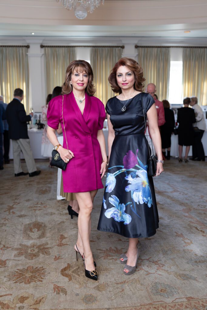 Parissa Mohajer, Mahzad Mohajer at the Italian Cultural & Community Center luncheon (Photo by Daniel Ortiz)