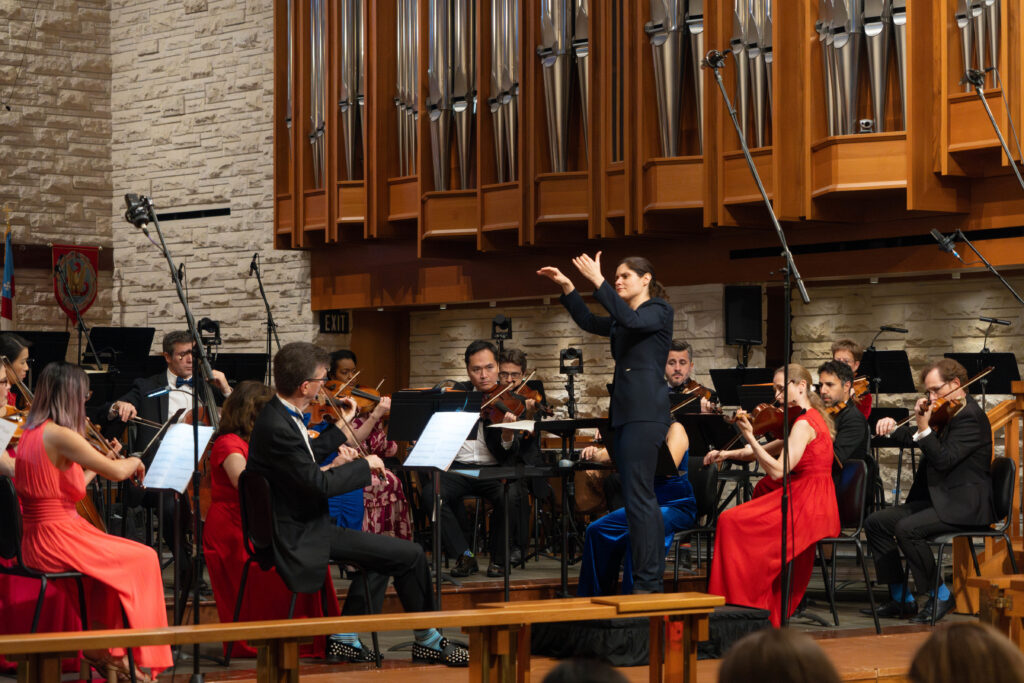 ROCO performed under the direction of Delyana Lazarova in February 2024. (Photo by Violeta Alvarez)