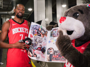 The Houston Rockets held their Media Day introducing 19-season NBA veteran Kevin Durant (7) and his teammates at Toyota Center