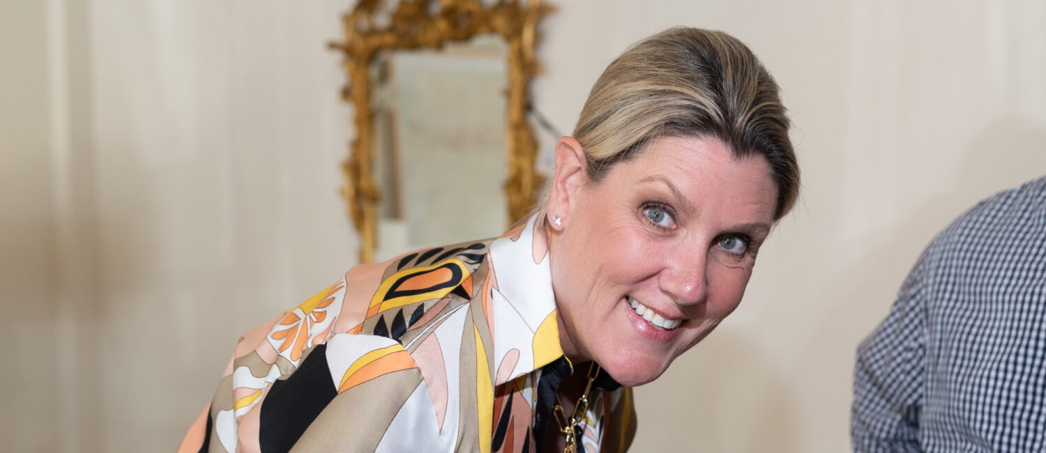 Ronda Carman wrote the new Lynn Wyatt book. (Photo by Daniel Ortiz)