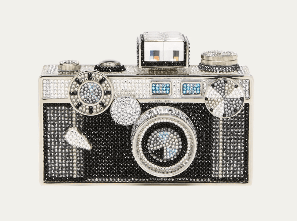 Judith Leiber Couture Camera Clutch Bag