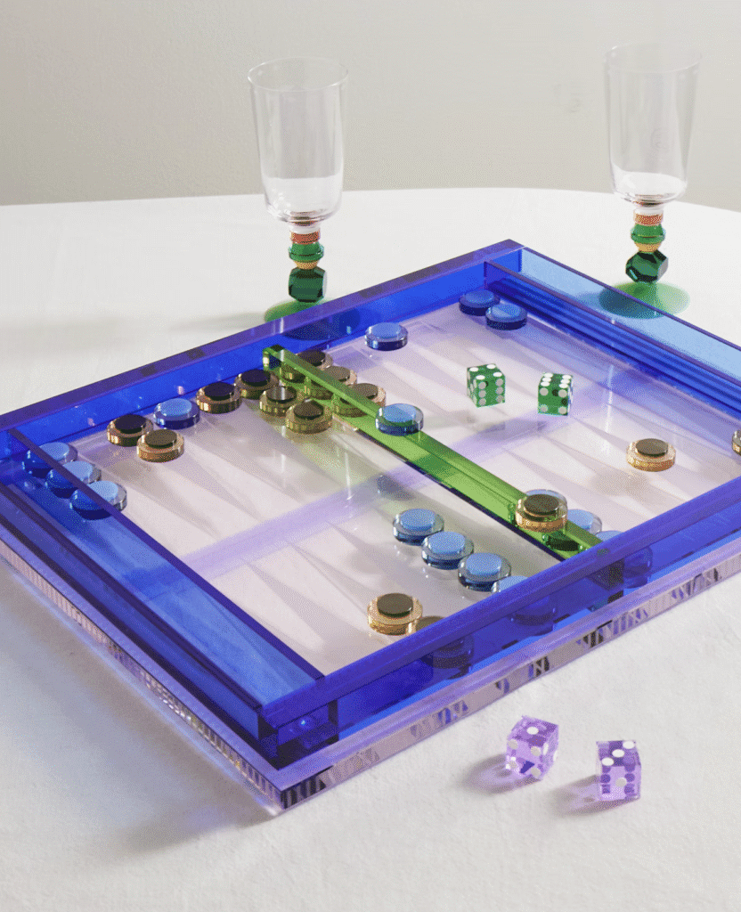 Chrystal Backgammon Set