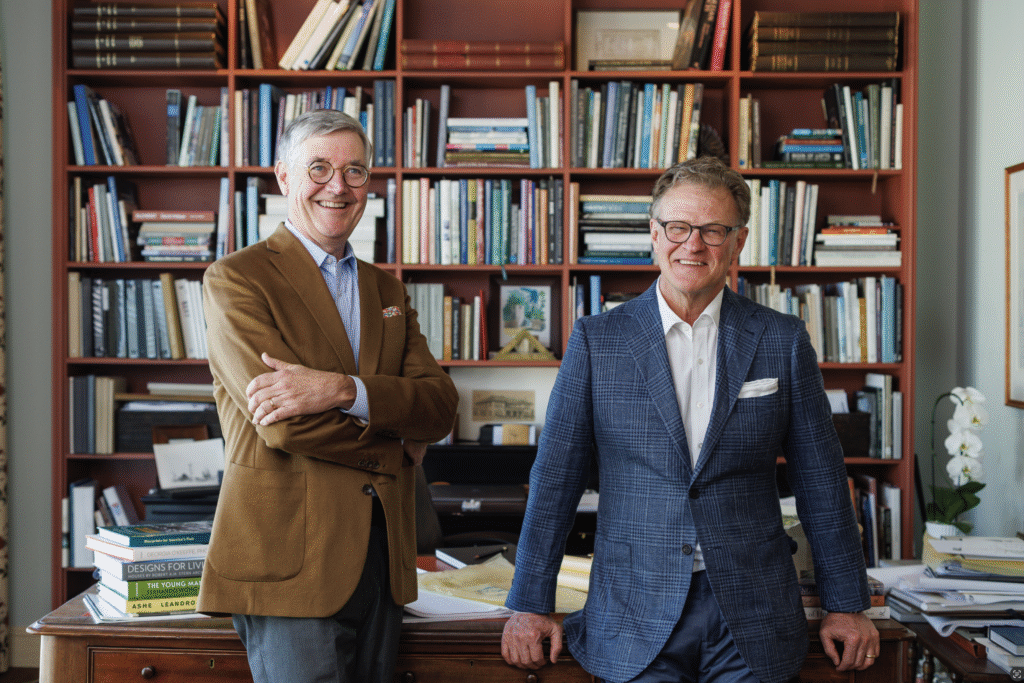 Bill Curtis and Russell Windham, Curtis & Windham Architects, at Fabricut, Monday, November 3