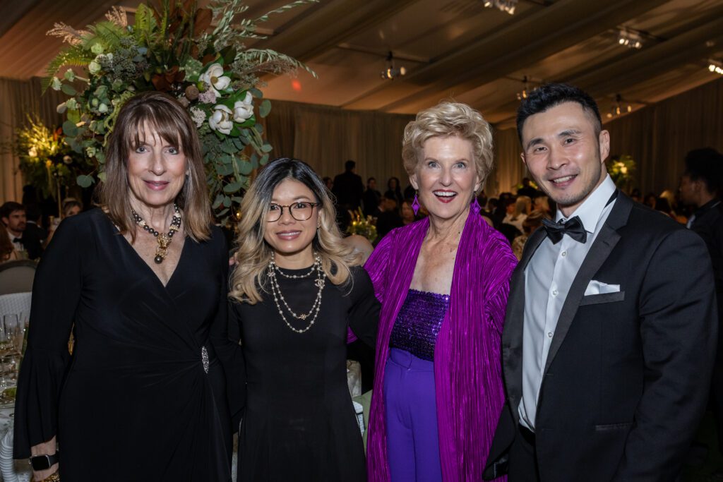 Susan Saurage, Altenloh Uny Watanabe, Terrylin Neale, Yuichi Watanabe at the Houston Grand Opera Opening Night and Celebration Dinner (Photo by Emily Jaschke)