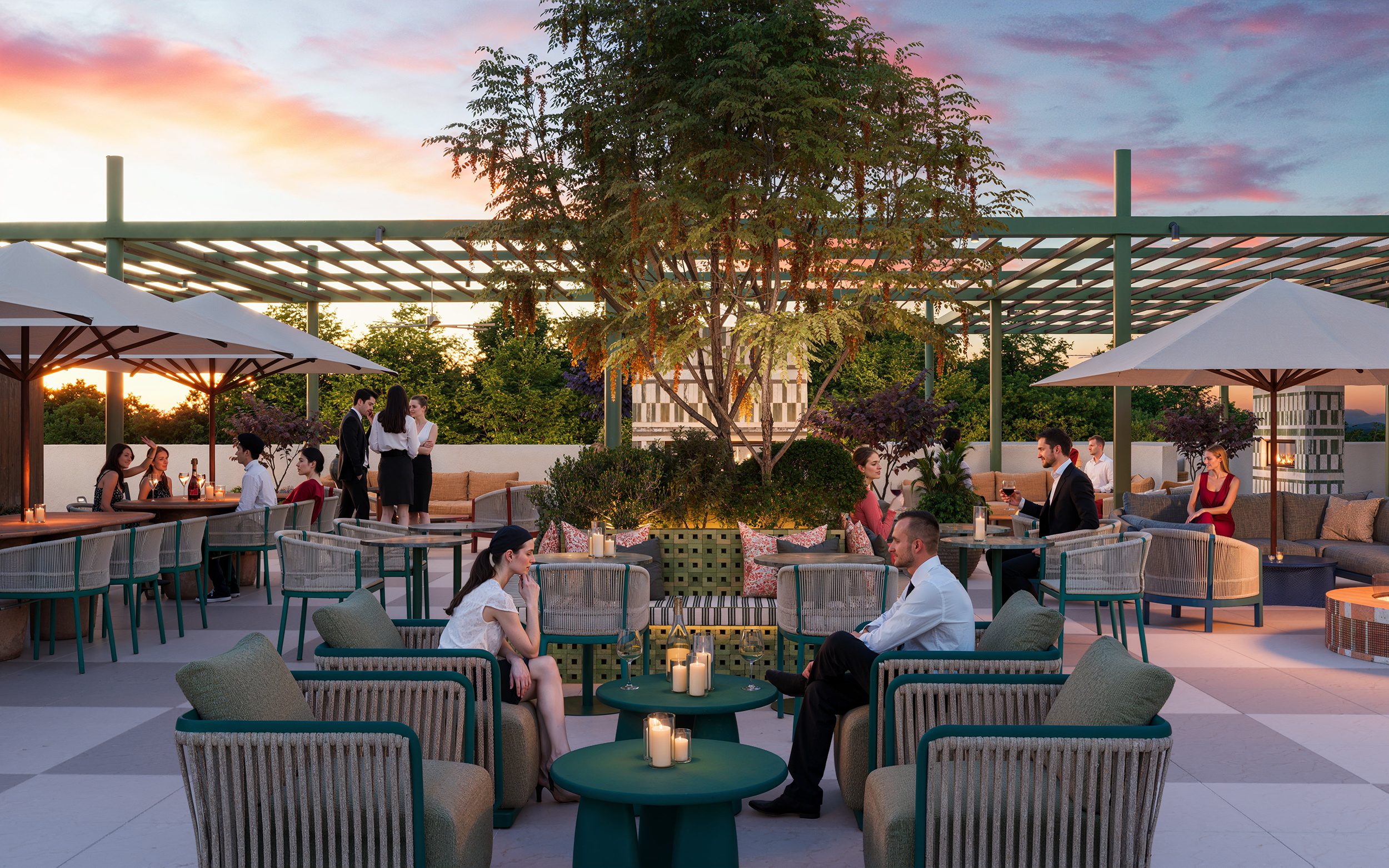 Terrace_View 02 (Photo by (Renderings courtesy of Gin Design Group))