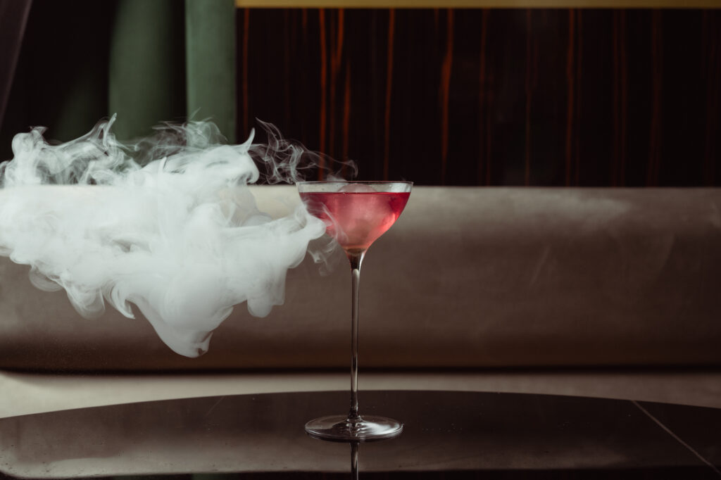 Hidden above Tavola and beside Soleil at 1800 Post Oak, Bar Moon is a jewel box in the sky.