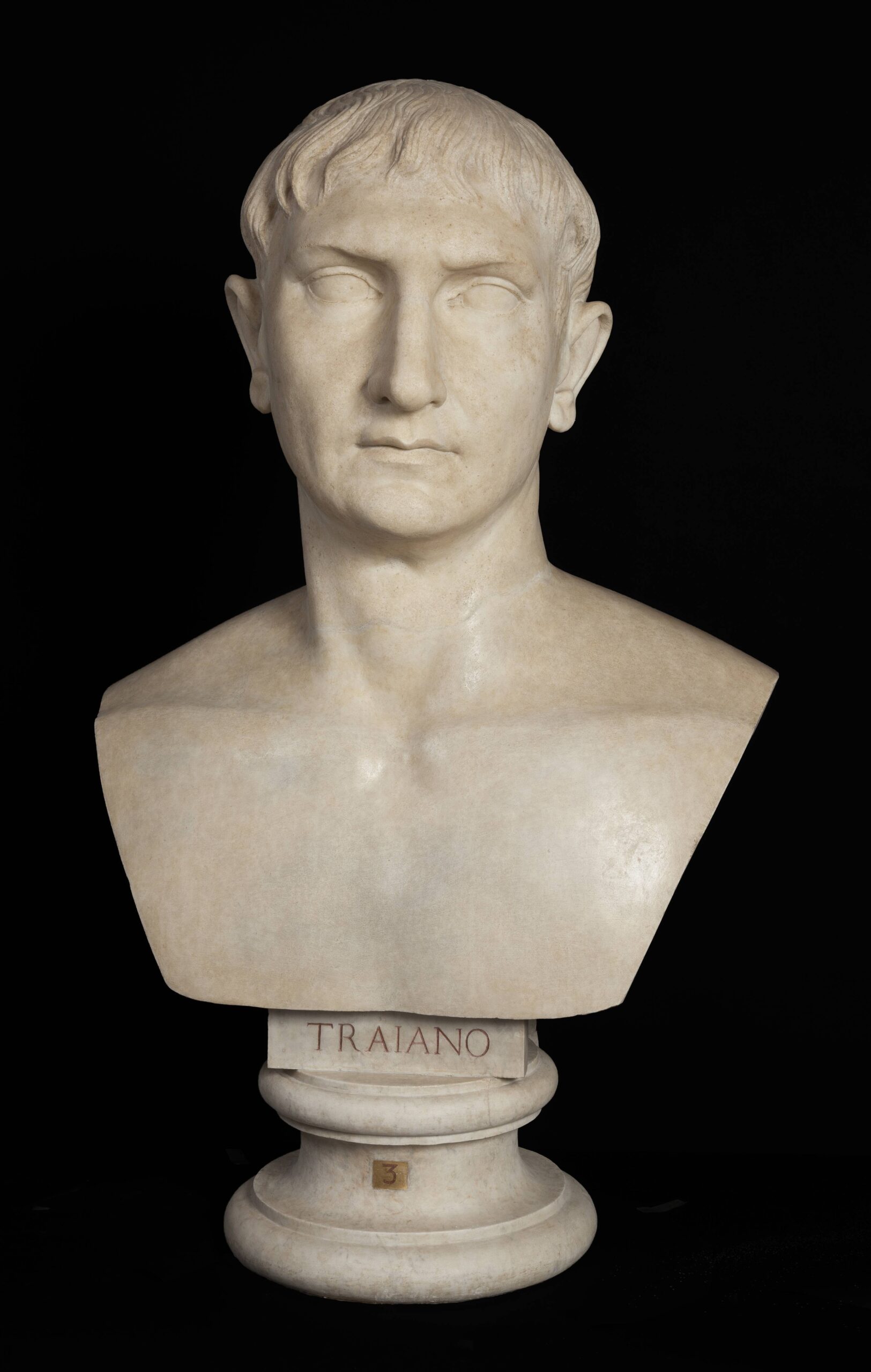 Colossal Portrait of Trajan, Rome, Italy, 2nd century