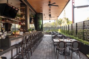 Patio at The Henry Memorial (Photo by Kathy Tran)