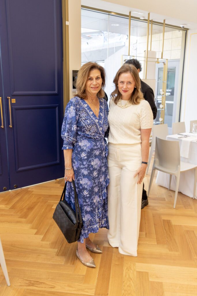 Cathy Brock, Anne Lee Phillips at the Biologique Recherche intimate lunch (Photo by Johnny Than)