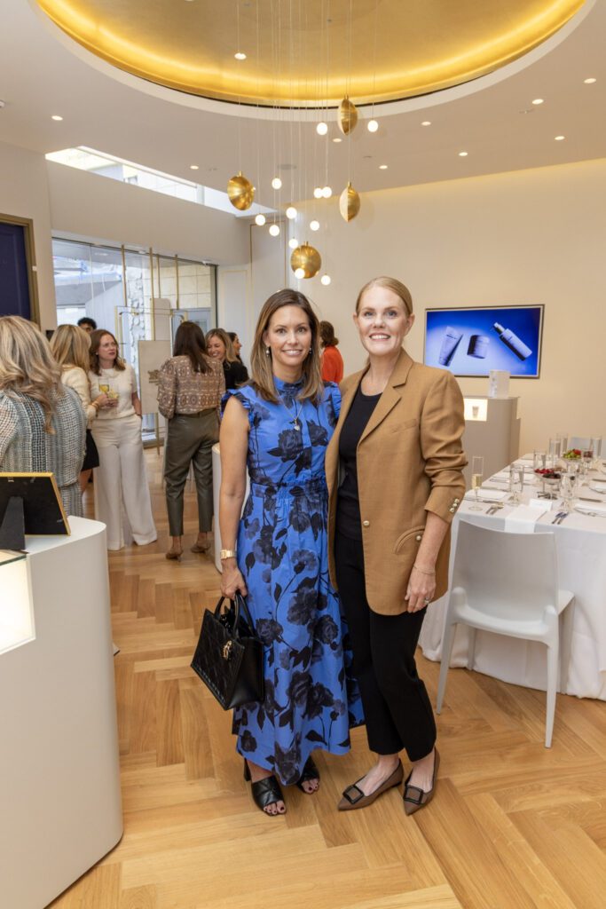 Lindsey Looke, Tracey Hull at the Biologique Recherche intimate lunch (Photo by Johnny Than)