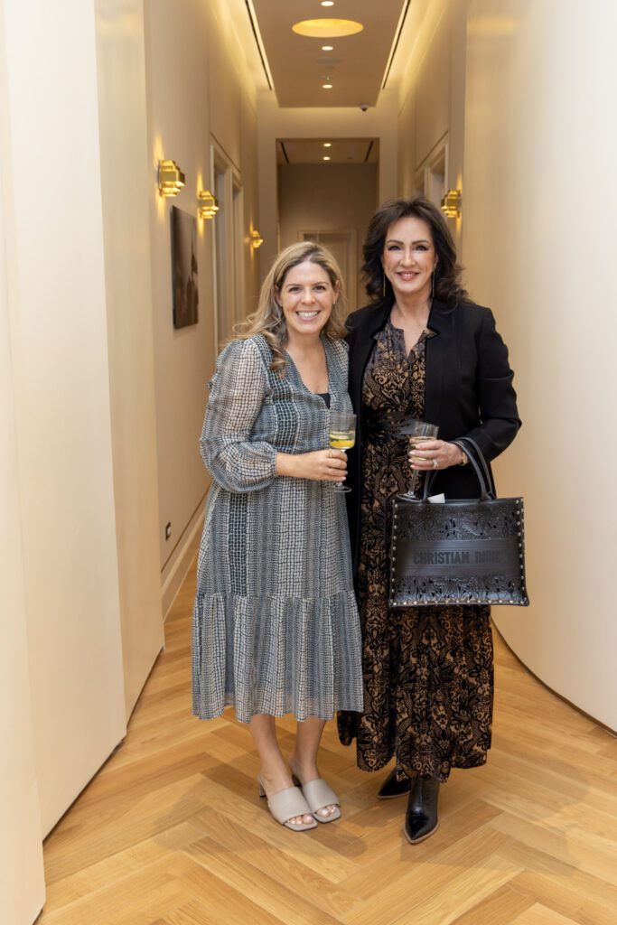 Marci Blinderman, Alicia Smith at the Biologique Recherche intimate lunch (Photo by Johnny Than)