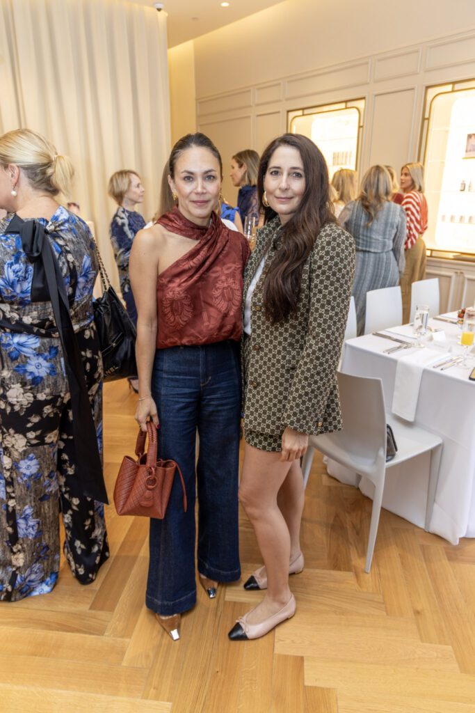 Luisa Babarczy, Tara Martin at the Biologique Recherche intimate lunch (Photo by Johnny Than)