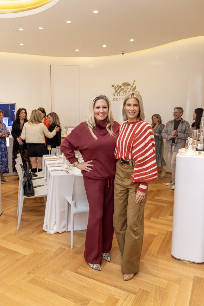 Meredith Chastang, Allie Fields at the Biologique Recherche intimate lunch (Photo by Johnny Than)