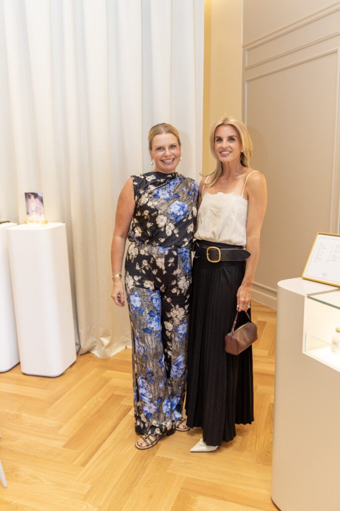 Valerie Dieterich, Lindley Arnoldy at the Biologique Recherche intimate lunch (Photo by Johnny Than)