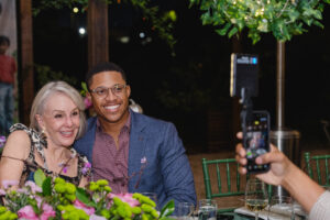 Board members Sheree Frede and RJ Jenkins at the Delicious Alchemy 20th Anniversary Banquet for Recipe for Success- CatchLight Group (Photo by CatchLight Group)