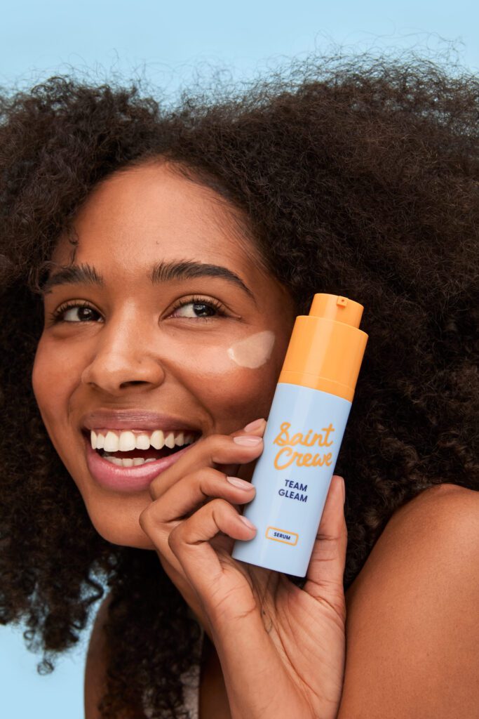 Particularly important to attract their target demographic? Saint Crewe products are bright and playfully packaged. (Photo by Saint Crewe)