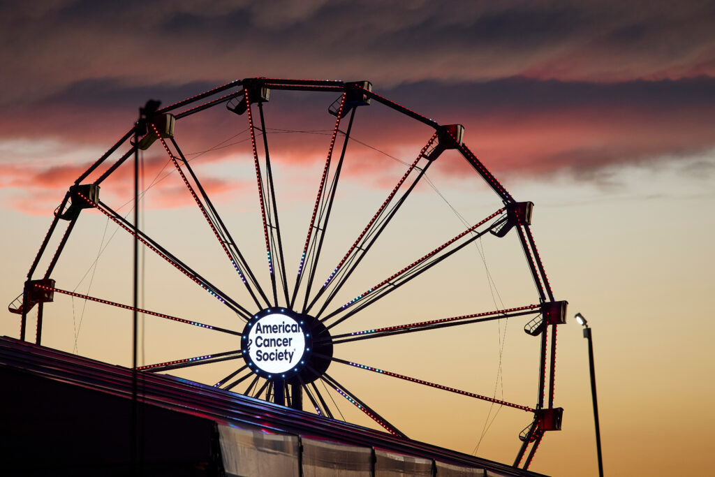 The Ferris wheel at Cattle Baron's Ball (Photo by Nate Rehlander)