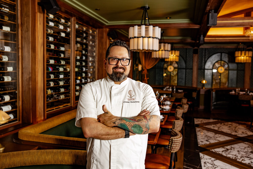 Chef Christian Bustamante is the Executive Chef at CATCH Dallas.