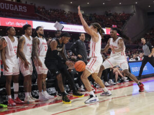 University of Houston Cougars men’s basketball team defeated the Towson Tigers, at the Fertitta Center November 8, 2025