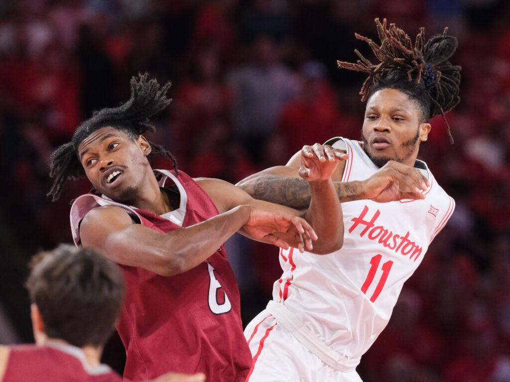 University of Houston's unicorn big man JoJo Tugler can be an offensive difference maker. (Photo by F. Carter Smith)