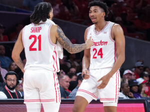 University of Houston Cougars men’s basketball team defeated the Rider Broncs at the Fertitta Center, November 20, 2025