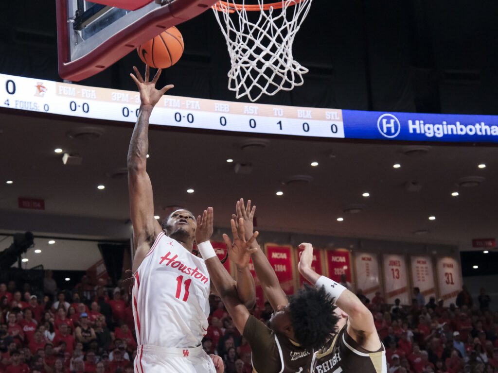 University of Houston forward JoJo Tugler has worked hard on his offensive game. (Photo by F. Carter Smith)