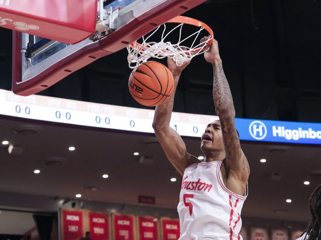 University of Houston freshman big man Chris Cenac Jr. is an inside-outside force. (Photo by F. Carter Smith)