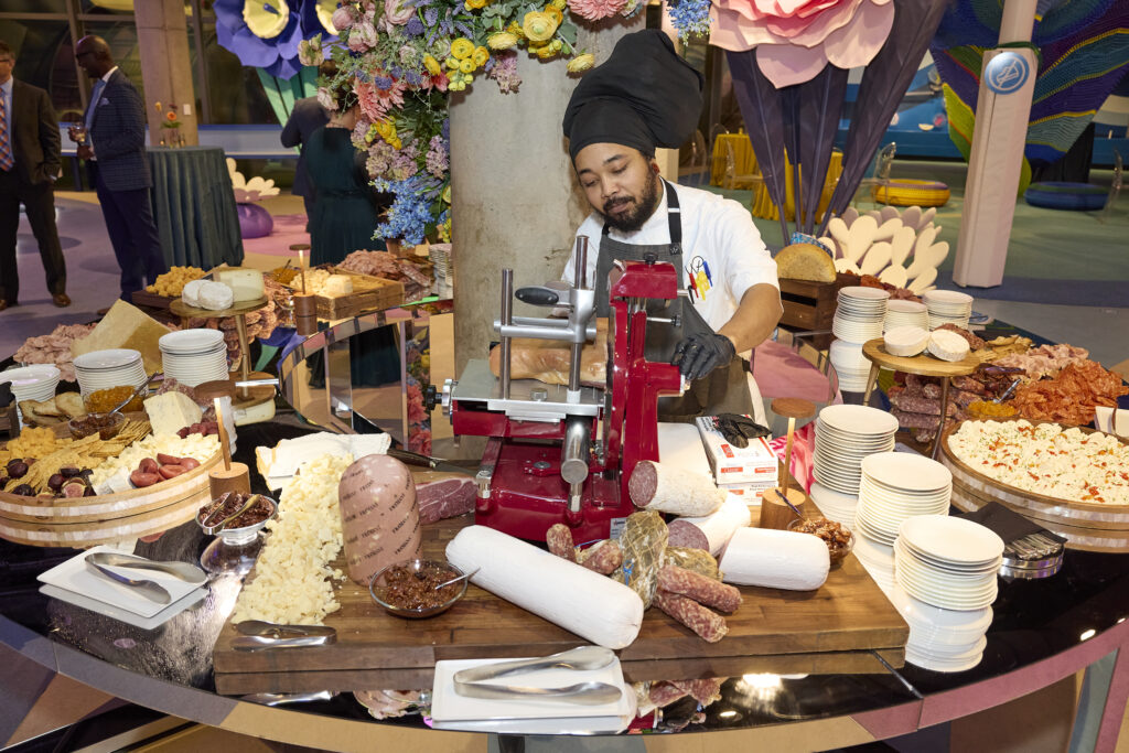 Cuisine by Wolfgang Puck Catering in the Moody Family Children's Museum (Photo by Tamytha Cameron)