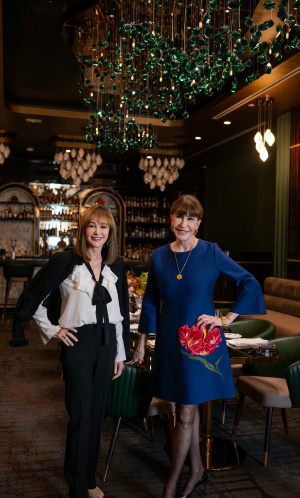 Janet Gurwitch, Shelby Hodge at The Bastion Collection chef's luncheon held at Bar Moon. (Photo by Shane Dante)