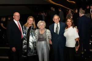 David Corrigan, Emily Corrigan, Sally Hoglund, Forrest Hoglund, Dr. Linda Silver (Photo by Tamytha Cameron)