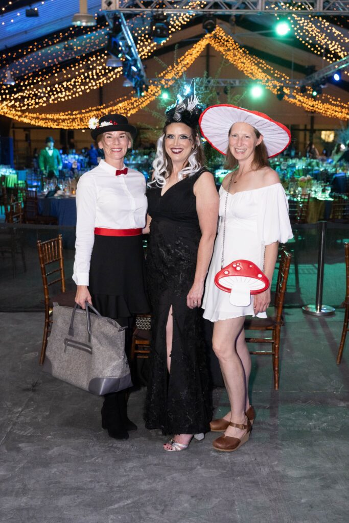 Dawnell Callahan, co-chair Tracy LeRoy, Trisha Zucker at Houston SPCA's 5th Annual Howl-O-Ween Ball (Photo by Wilson Parrish)