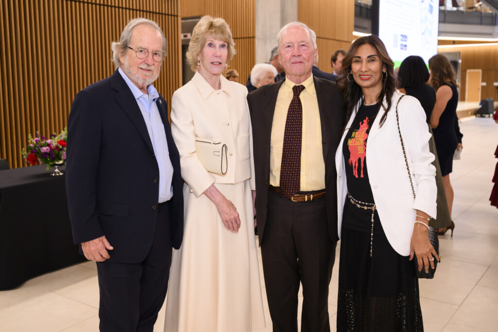 Dr. Jim Allison, Sue & Tim Timken, Dr. Pam Sharma at the public launch of the MD Anderson Cancer Center $2.5 billion capital campaign  (Photo by Michelle Watson, CatchlightGroup.com)