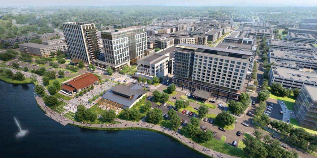 Earlier this year, a new 55-acre urban village in Frisco called Fields West closed on a $425 million construction loan and began construction in the northern part of the suburb. (Courtesy)