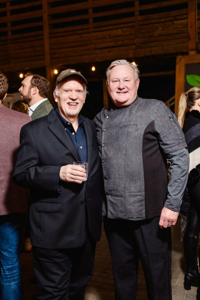 Greg Boyd, Chef Greg Martin at the Recipe for Success Foundation Delicious Alchemy banquet (Photo by CatchLight Group)