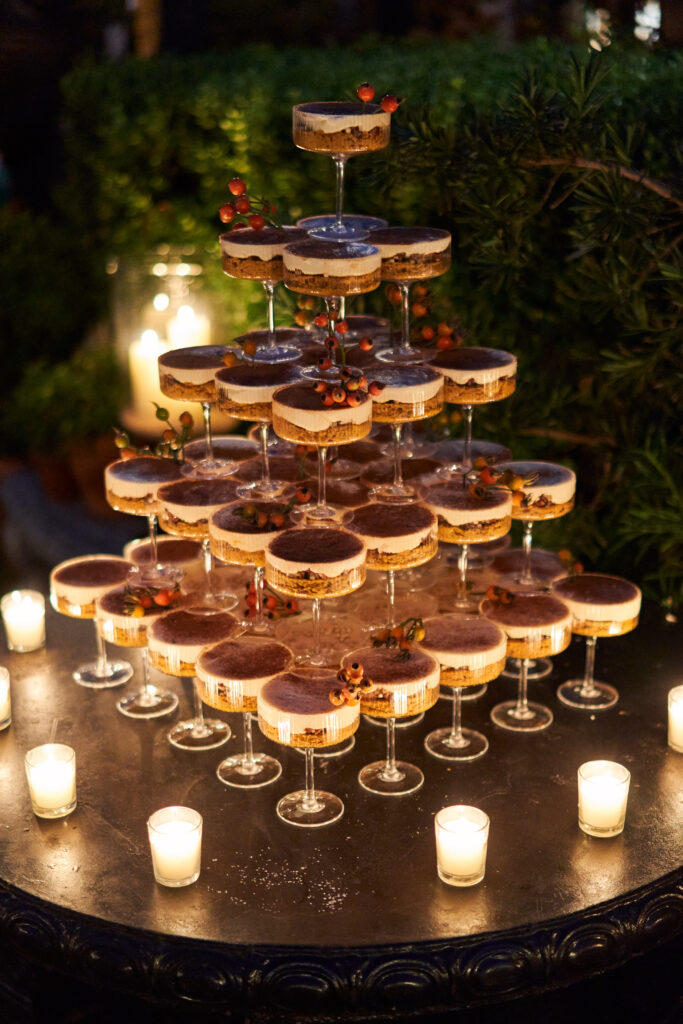 Create a theatrical moment, whether it’s a special toast, a small amuse-bouche, or a grand dessert reveal. (Photo by Ethan Good)