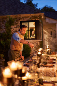 Javier Burkle Friendsgiving (Photo by Ethan Good)