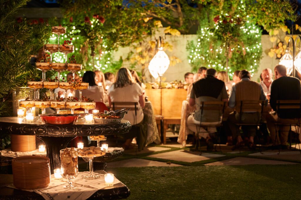 Rentals aren’t just for weddings or galas; they’re a secret weapon for cozy dinners, too.  (Photo by Ethan Good)