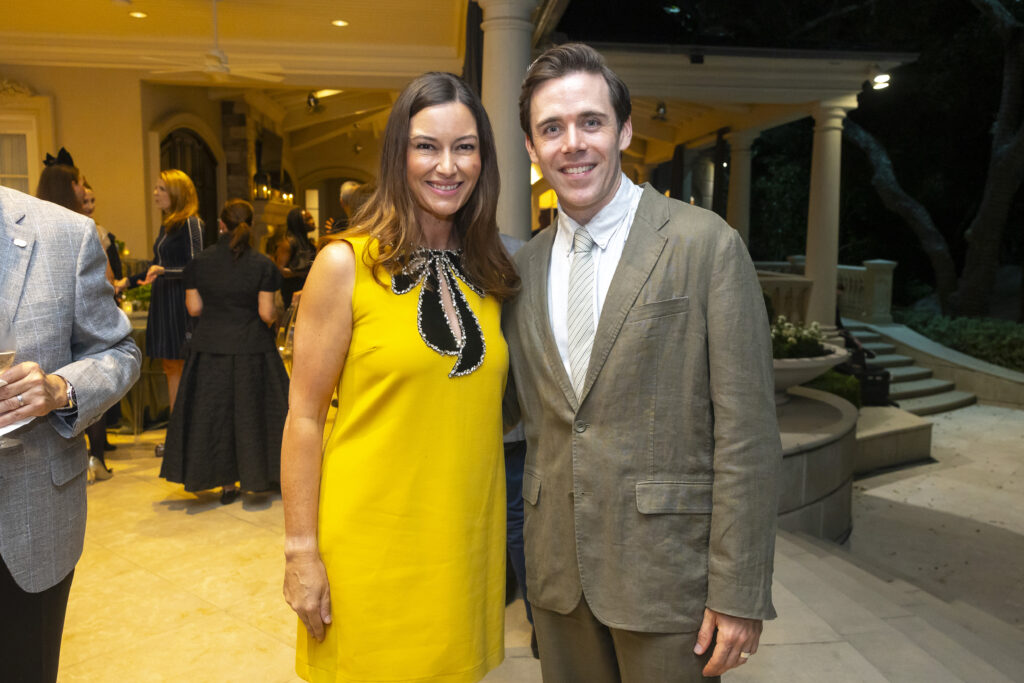 Jayne Johnston, Connor Walsh at the Houston Ballet Ball launch party (Photo by Annie Mulligan)