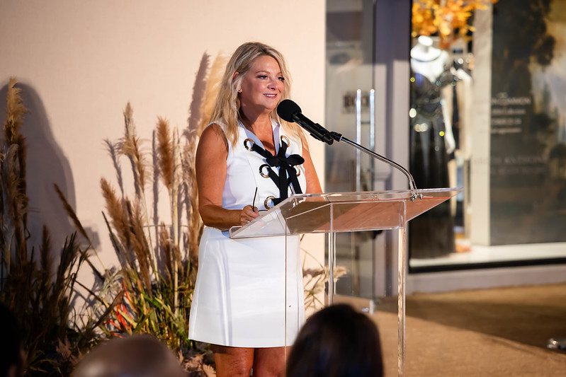 Kellie Armstrong at the Elizabeth Anthony 'Go Red for Women' fashion event (Photo by (Photography by Christina Griffin, WDR Imagery))