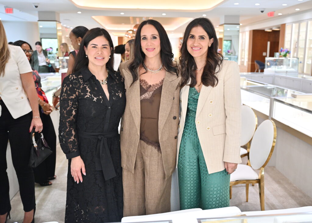 Maggie Glasser, Amy Zadok, Lisa Zadok at Zadok Jewelers annual 'Leading Women' panel (Photo by Alex Montoya) 