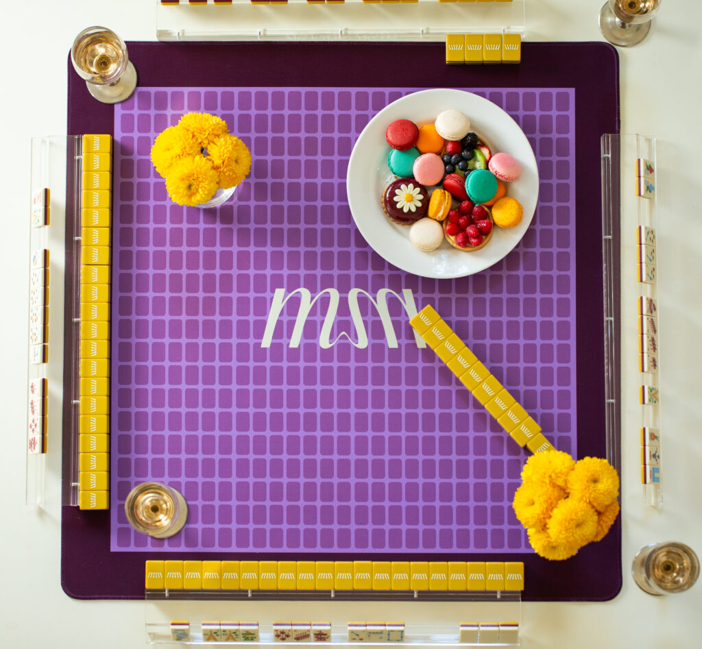With coordinated accessories, Maison Mahj creates a design-led mahjong experience. (Photo by Maison Mahj)