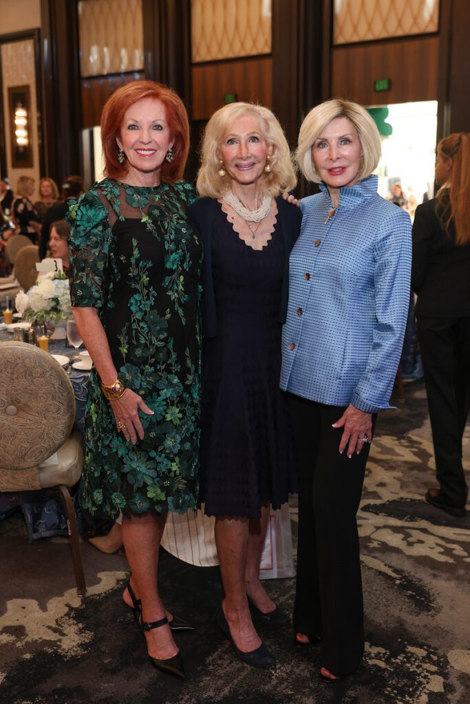 Nancy Strohmer, Diane Gendel, Barbara Paull at the Barbara Bush Houston Literacy Foundation’s Power of Literacy Luncheon. (Photo by Priscilla Dickson)