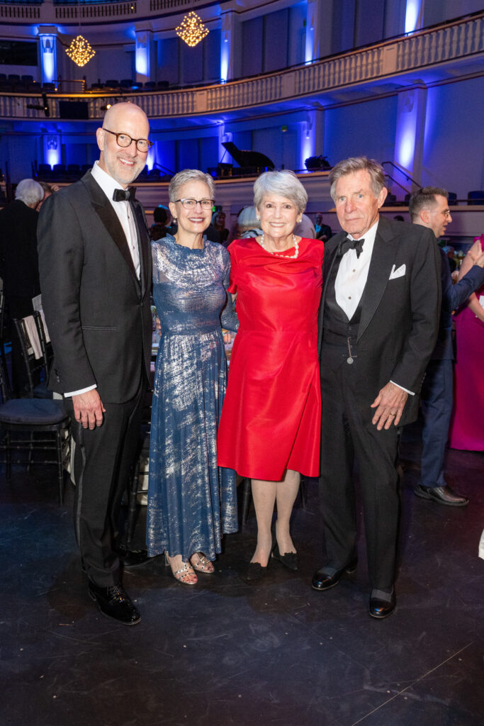 Shepherd School of Music Dean Matthew Loden & Kristen Loden, Cece & Mack Fowler at Rice University's Shepherd School of Music 50th anniversary gala (Photo by Wilson Parish)