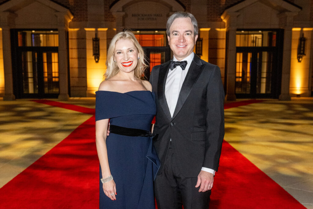 Isabel & Danny David at Rice University's Shepherd School of Music 50th anniversary gala (Photo by Jacob Power)