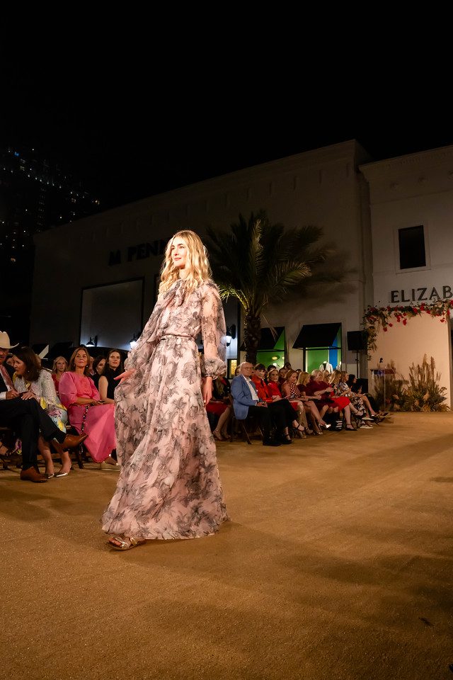 A professional model in Rieke Common at the Elizabeth Anthony 'Go Red for Women' fashion event (Photo by (Photography by Christina Griffin, WDR Imagery))