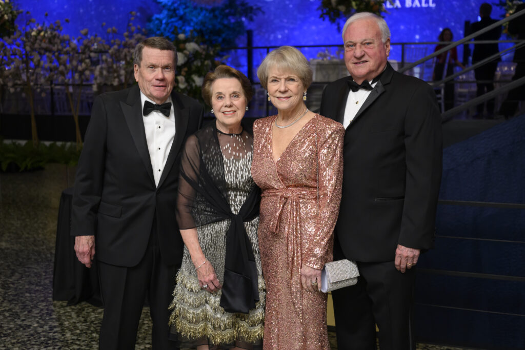 Richard & Ginni Mithoff, Lela & Robin Gibbs at the Museum of Fine Arts, Houston Grand Gala Ball (Photo by Michelle Watson, CatchlightGroup.com)