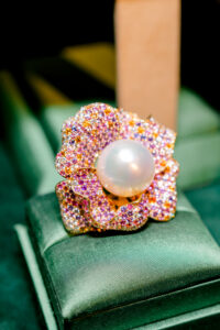 Rosette Pearl Ring by Margot McKinney (Photo by Canon Sawyer, Canon Elizabeth Photography)