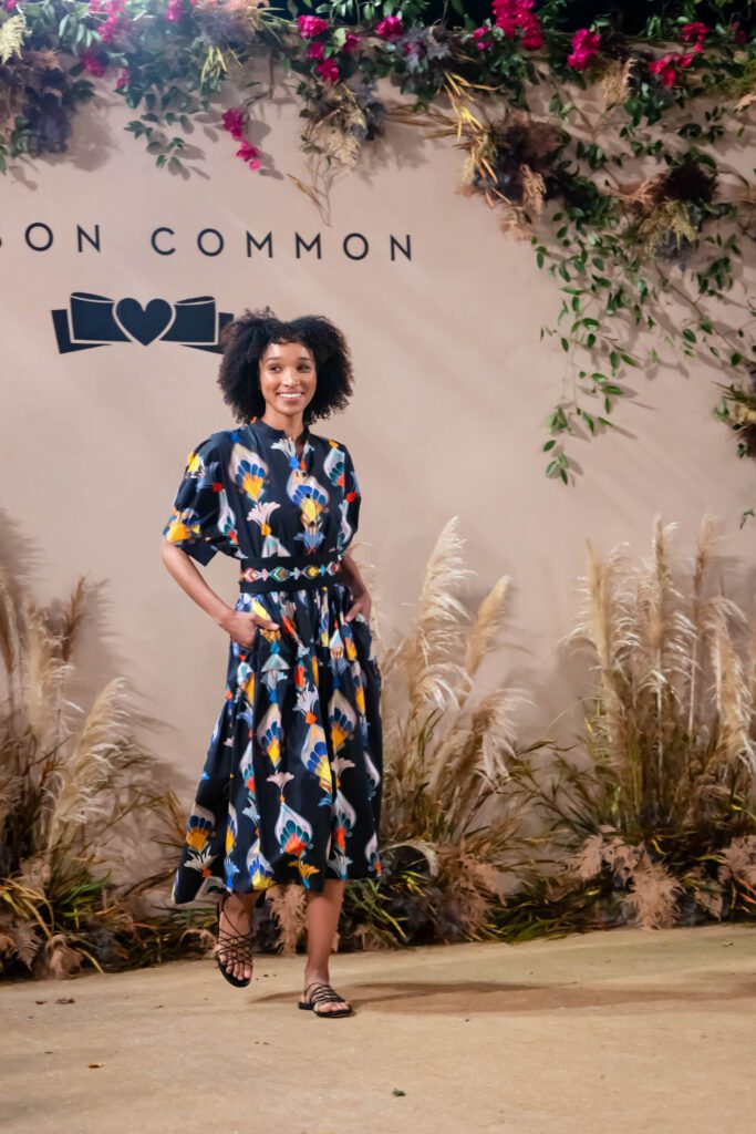 A professional model in Rieke Common at the Elizabeth Anthony 'Go Red for Women' fashion event (Photo by (Photography by Christina Griffin, WDR Imagery))
